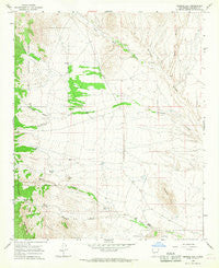 Tenmile Hill New Mexico Historical topographic map, 1:24000 scale, 7.5 X 7.5 Minute, Year 1965