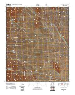Tenmile Hill New Mexico Historical topographic map, 1:24000 scale, 7.5 X 7.5 Minute, Year 2011