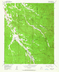 Tesuque New Mexico Historical topographic map, 1:24000 scale, 7.5 X 7.5 Minute, Year 1953