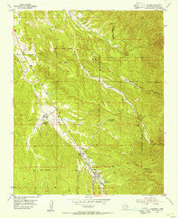 Tesuque New Mexico Historical topographic map, 1:24000 scale, 7.5 X 7.5 Minute, Year 1953