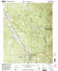 Tesuque New Mexico Historical topographic map, 1:24000 scale, 7.5 X 7.5 Minute, Year 2002