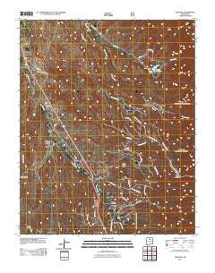Tesuque New Mexico Historical topographic map, 1:24000 scale, 7.5 X 7.5 Minute, Year 2011