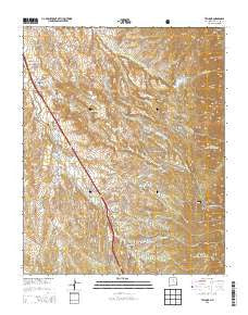 Tesuque New Mexico Historical topographic map, 1:24000 scale, 7.5 X 7.5 Minute, Year 2013