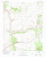 Tetilla Peak New Mexico Historical topographic map, 1:24000 scale, 7.5 X 7.5 Minute, Year 1953