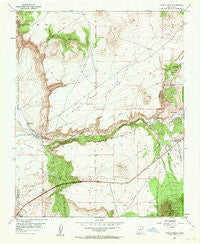 Tetilla Peak New Mexico Historical topographic map, 1:24000 scale, 7.5 X 7.5 Minute, Year 1953