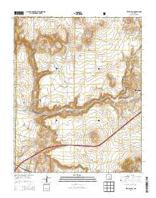 Tetilla Peak New Mexico Historical topographic map, 1:24000 scale, 7.5 X 7.5 Minute, Year 2013