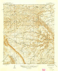 Texas Hill New Mexico Historical topographic map, 1:62500 scale, 15 X 15 Minute, Year 1945