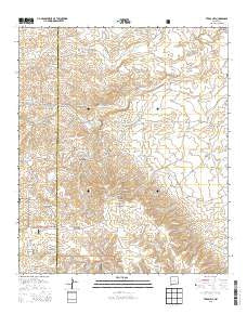 Texas Hill New Mexico Historical topographic map, 1:24000 scale, 7.5 X 7.5 Minute, Year 2013