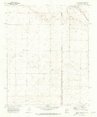 Texline South Texas Historical topographic map, 1:24000 scale, 7.5 X 7.5 Minute, Year 1970