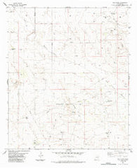 The Divide New Mexico Historical topographic map, 1:24000 scale, 7.5 X 7.5 Minute, Year 1984