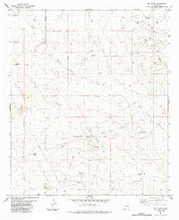 The Divide New Mexico Historical topographic map, 1:24000 scale, 7.5 X 7.5 Minute, Year 1984