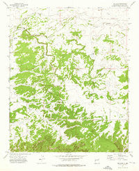 The Dyke New Mexico Historical topographic map, 1:24000 scale, 7.5 X 7.5 Minute, Year 1972