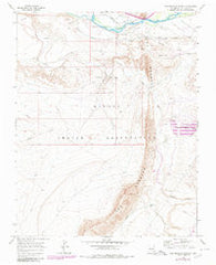The Hogback North New Mexico Historical topographic map, 1:24000 scale, 7.5 X 7.5 Minute, Year 1966