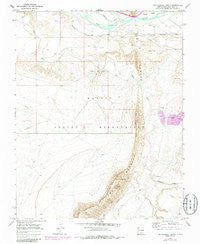 The Hogback North New Mexico Historical topographic map, 1:24000 scale, 7.5 X 7.5 Minute, Year 1966