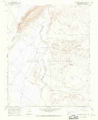 The Hogback South New Mexico Historical topographic map, 1:24000 scale, 7.5 X 7.5 Minute, Year 1966