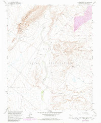 The Hogback South New Mexico Historical topographic map, 1:24000 scale, 7.5 X 7.5 Minute, Year 1966