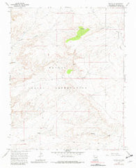 The Pillar New Mexico Historical topographic map, 1:24000 scale, 7.5 X 7.5 Minute, Year 1966