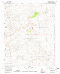 The Pillar New Mexico Historical topographic map, 1:24000 scale, 7.5 X 7.5 Minute, Year 1966