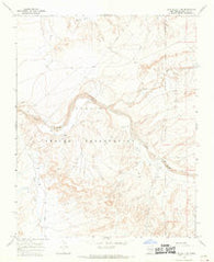 The Pillar 3 NE New Mexico Historical topographic map, 1:24000 scale, 7.5 X 7.5 Minute, Year 1966