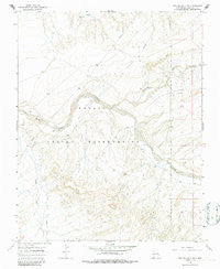 The Pillar 3 NE New Mexico Historical topographic map, 1:24000 scale, 7.5 X 7.5 Minute, Year 1966