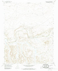 The Pillar 3 NE New Mexico Historical topographic map, 1:24000 scale, 7.5 X 7.5 Minute, Year 1966