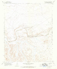 The Pillar 3 NW New Mexico Historical topographic map, 1:24000 scale, 7.5 X 7.5 Minute, Year 1966