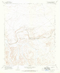 The Pillar 3 NW New Mexico Historical topographic map, 1:24000 scale, 7.5 X 7.5 Minute, Year 1966