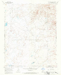 The Pillar 3 SE New Mexico Historical topographic map, 1:24000 scale, 7.5 X 7.5 Minute, Year 1966