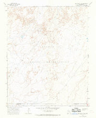The Pillar 3 SW New Mexico Historical topographic map, 1:24000 scale, 7.5 X 7.5 Minute, Year 1966