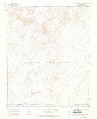 The Pillar 3 SW New Mexico Historical topographic map, 1:24000 scale, 7.5 X 7.5 Minute, Year 1966