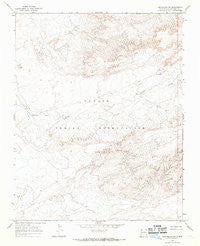 The Pillar NW New Mexico Historical topographic map, 1:24000 scale, 7.5 X 7.5 Minute, Year 1966