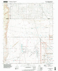 The Volcanoes New Mexico Historical topographic map, 1:24000 scale, 7.5 X 7.5 Minute, Year 1990
