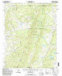 The Wall New Mexico Historical topographic map, 1:24000 scale, 7.5 X 7.5 Minute, Year 1995