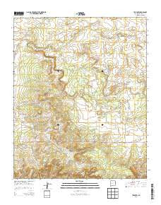 The Dyke New Mexico Historical topographic map, 1:24000 scale, 7.5 X 7.5 Minute, Year 2013