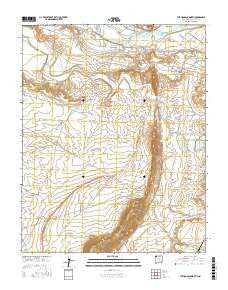 The Hogback North New Mexico Current topographic map, 1:24000 scale, 7.5 X 7.5 Minute, Year 2017