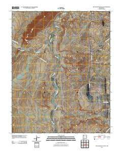 The Hogback South New Mexico Historical topographic map, 1:24000 scale, 7.5 X 7.5 Minute, Year 2010