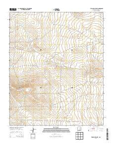 The Old Dry Lake New Mexico Historical topographic map, 1:24000 scale, 7.5 X 7.5 Minute, Year 2013