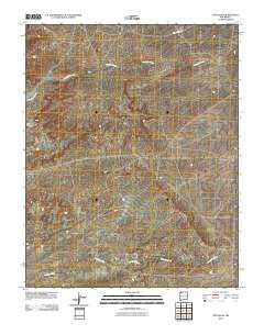 The Pillar New Mexico Historical topographic map, 1:24000 scale, 7.5 X 7.5 Minute, Year 2010
