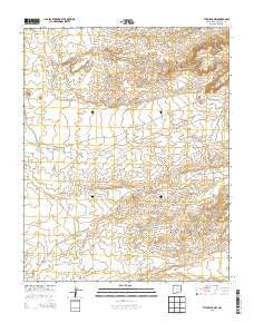 The Pillar NW New Mexico Historical topographic map, 1:24000 scale, 7.5 X 7.5 Minute, Year 2013