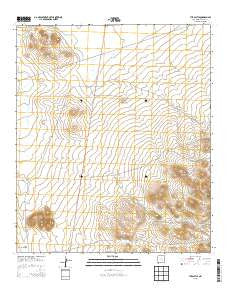 The Saltys New Mexico Historical topographic map, 1:24000 scale, 7.5 X 7.5 Minute, Year 2013
