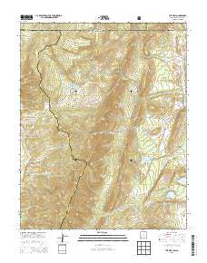 The Wall New Mexico Current topographic map, 1:24000 scale, 7.5 X 7.5 Minute, Year 2013