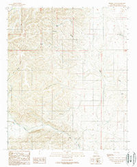 Thimble Canyon New Mexico Historical topographic map, 1:24000 scale, 7.5 X 7.5 Minute, Year 1989
