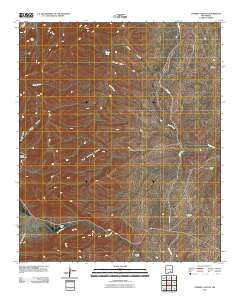 Thimble Canyon New Mexico Historical topographic map, 1:24000 scale, 7.5 X 7.5 Minute, Year 2010