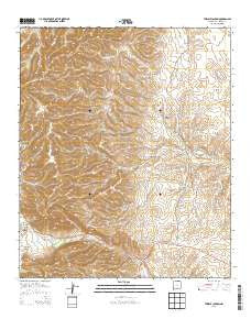 Thimble Canyon New Mexico Historical topographic map, 1:24000 scale, 7.5 X 7.5 Minute, Year 2013