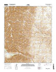 Thimble Canyon New Mexico Current topographic map, 1:24000 scale, 7.5 X 7.5 Minute, Year 2017