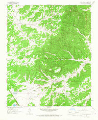 Third Canyon New Mexico Historical topographic map, 1:24000 scale, 7.5 X 7.5 Minute, Year 1964