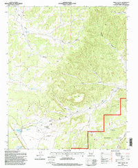 Third Canyon New Mexico Historical topographic map, 1:24000 scale, 7.5 X 7.5 Minute, Year 1995
