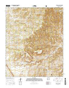 Third Canyon New Mexico Current topographic map, 1:24000 scale, 7.5 X 7.5 Minute, Year 2017
