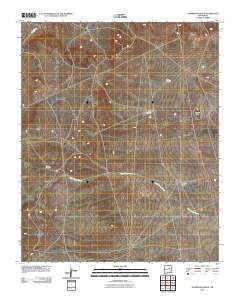 Thompson Ranch New Mexico Historical topographic map, 1:24000 scale, 7.5 X 7.5 Minute, Year 2010