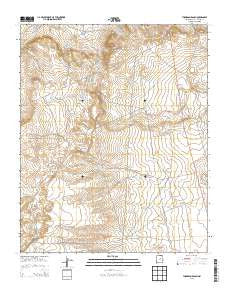 Thompson Ranch New Mexico Historical topographic map, 1:24000 scale, 7.5 X 7.5 Minute, Year 2013